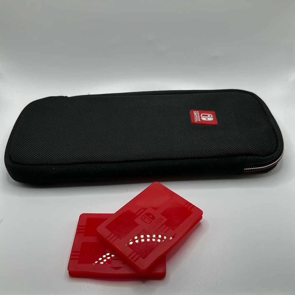 Nintendo switch black zipper case